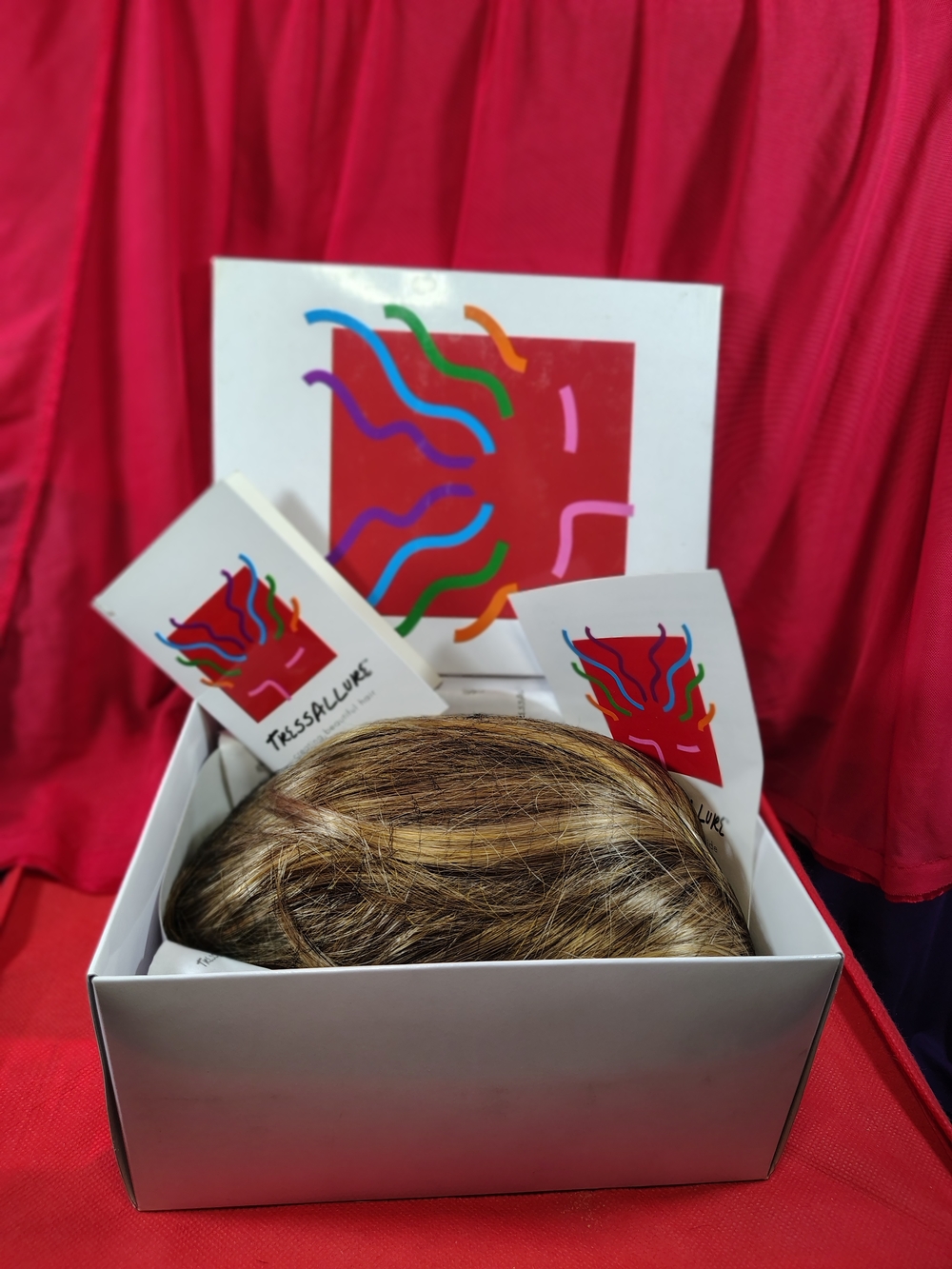 TressAllure Perastini Wig 12/24TR Toasted Shine Mono Top Bob Bangs NIB NWT